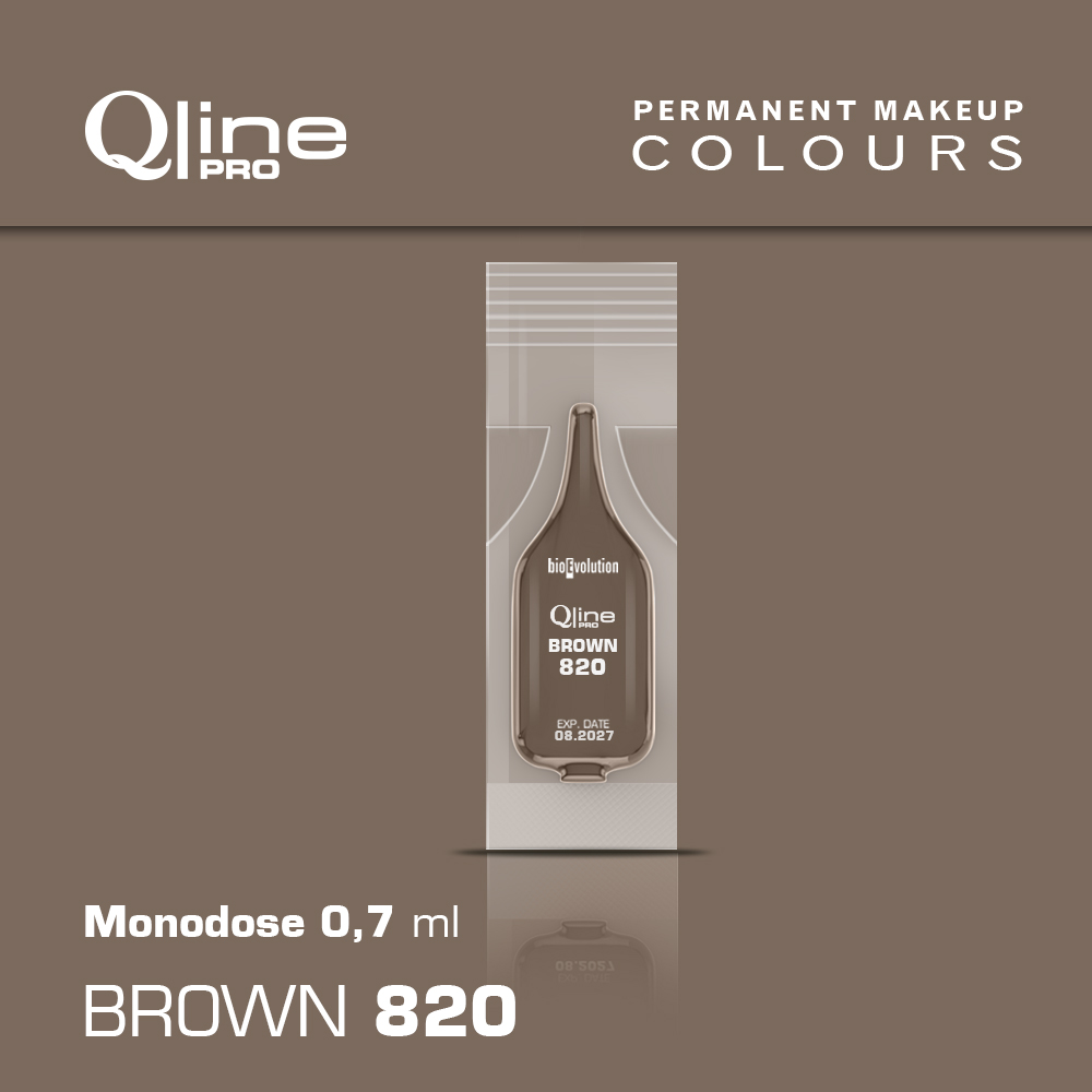 Pigment Bioevolution Brown 820 Qline Pro 0,7 ml