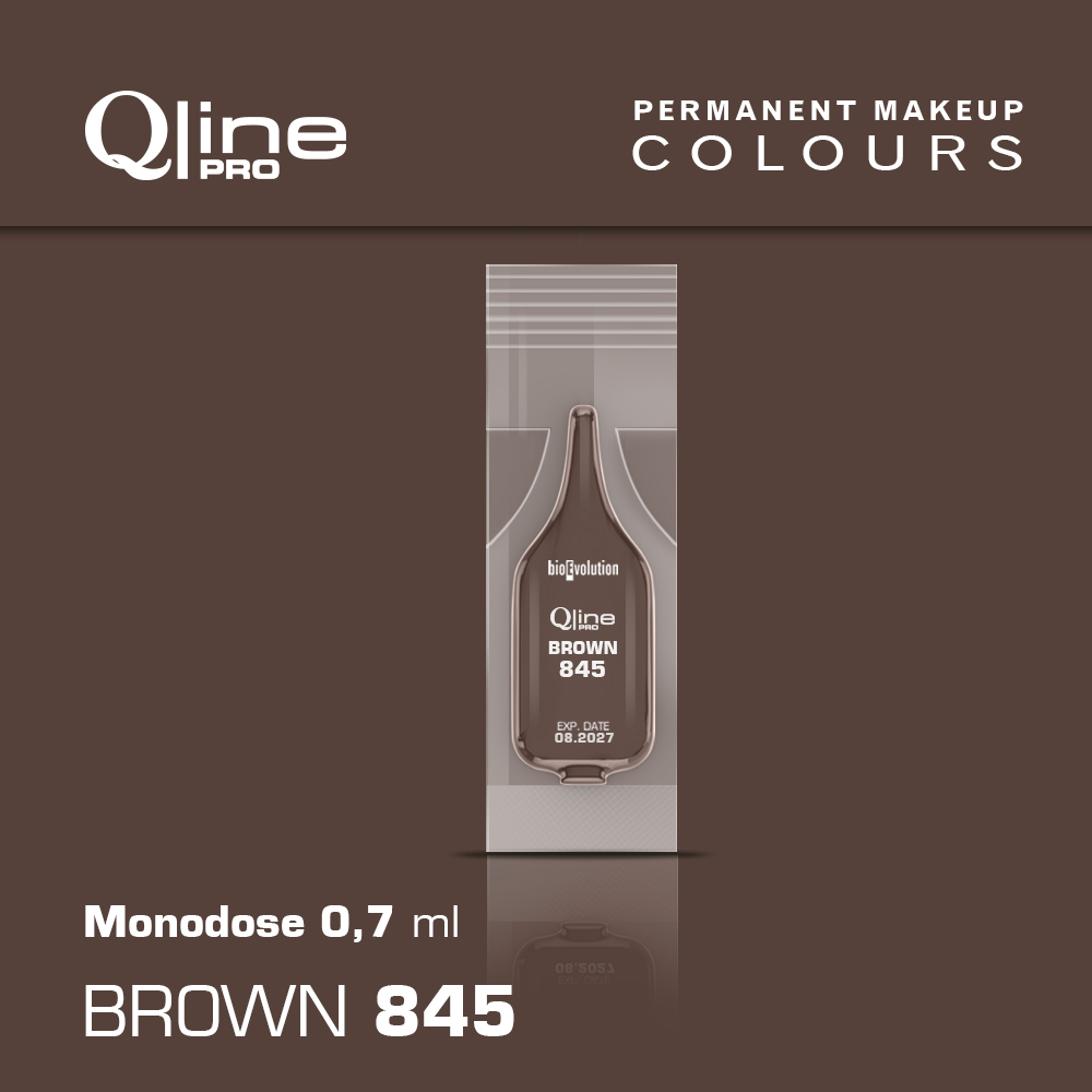 Pigment Bioevolution Brown 845 Qline Pro 0,7 ml