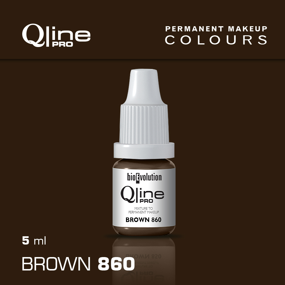 Pigment Bioevolution Brown 860 Qline Pro 5 ml