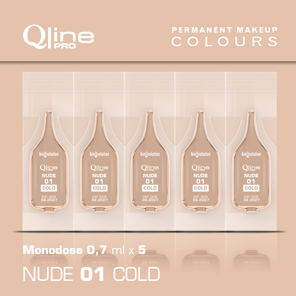 Pigment Bioevolution Nude 01 Cold Qline Pro 5 x 0,7 ml