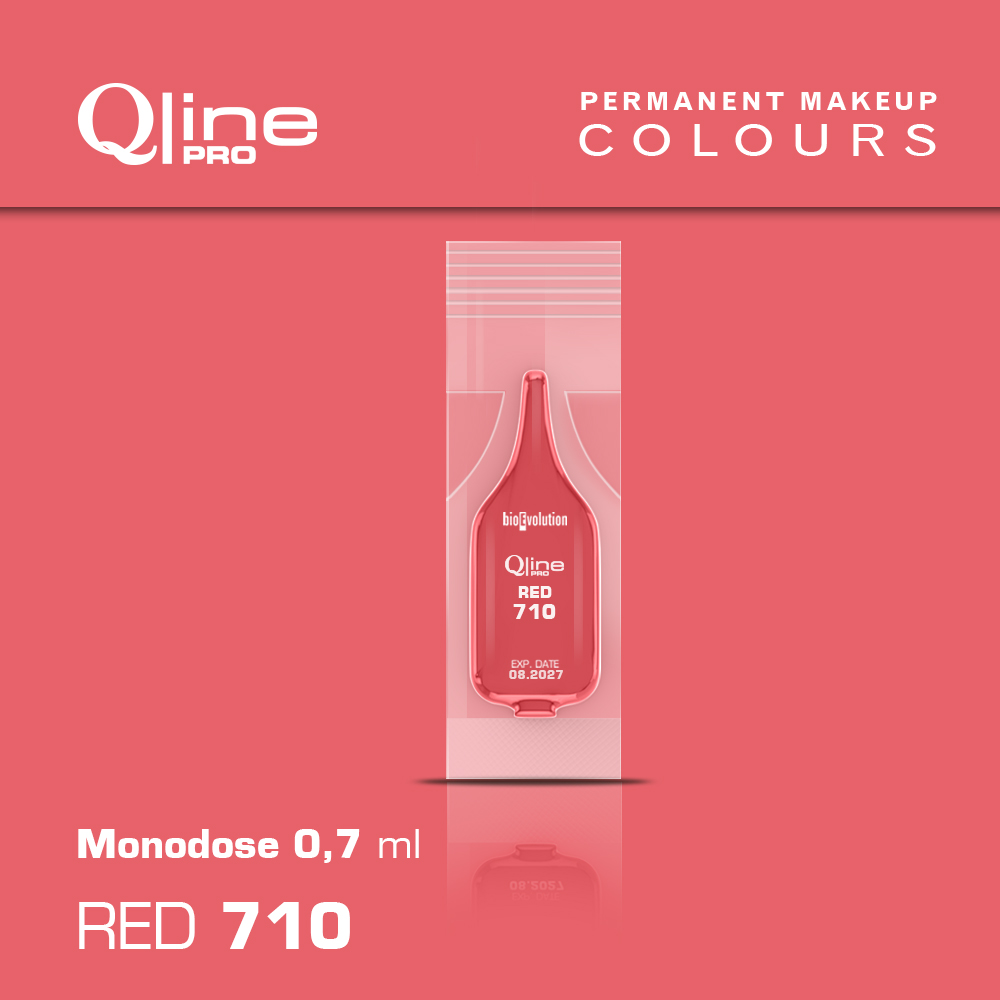Pigment Bioevolution Red 710 Qline Pro 0,7 ml