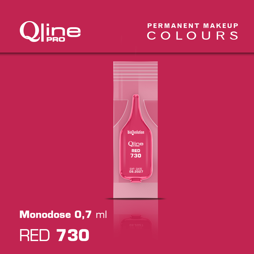 Pigment Bioevolution Red 730 Qline Pro 0,7 ml