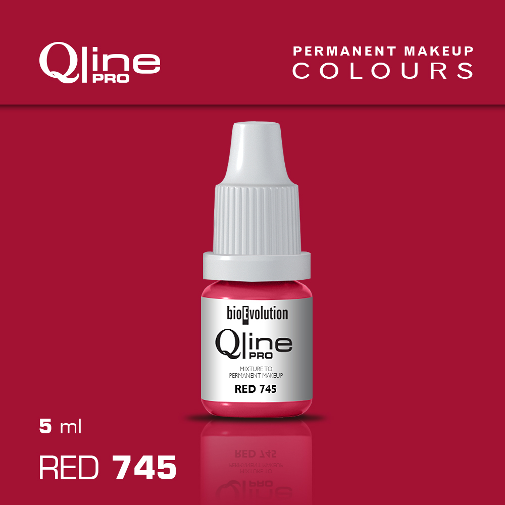 Pigment Bioevolution Red 745 Qline Pro 5 ml
