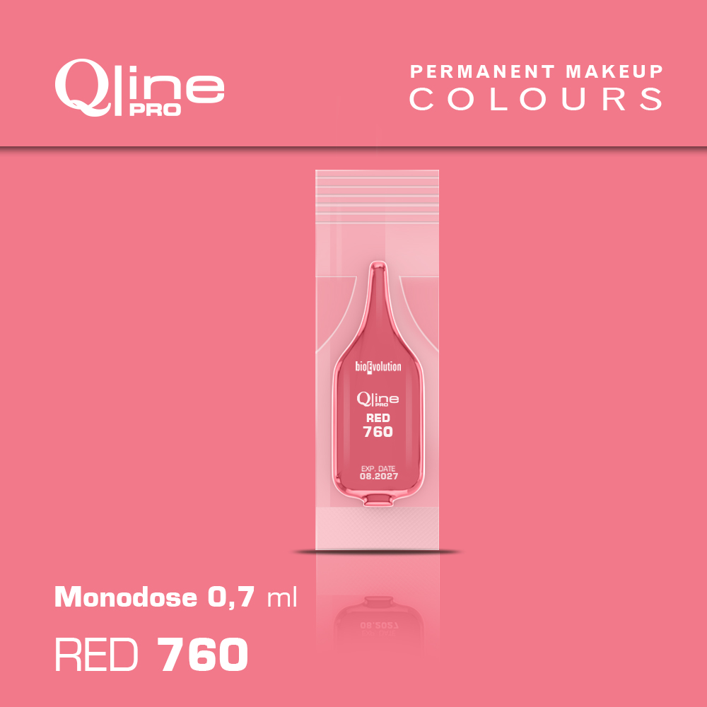 Pigment Bioevolution Red 760 Qline Pro 0,7 ml